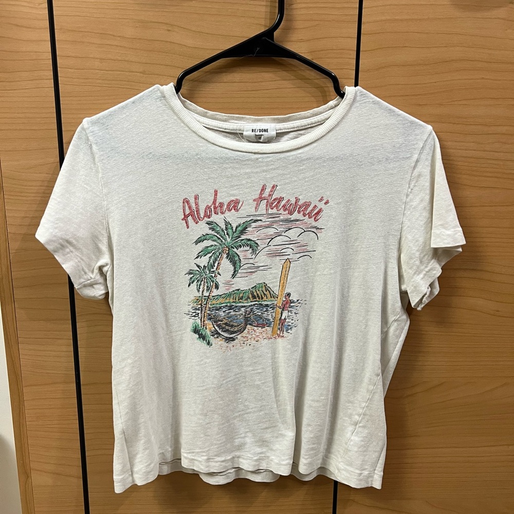 Re/Done Classic White Tee